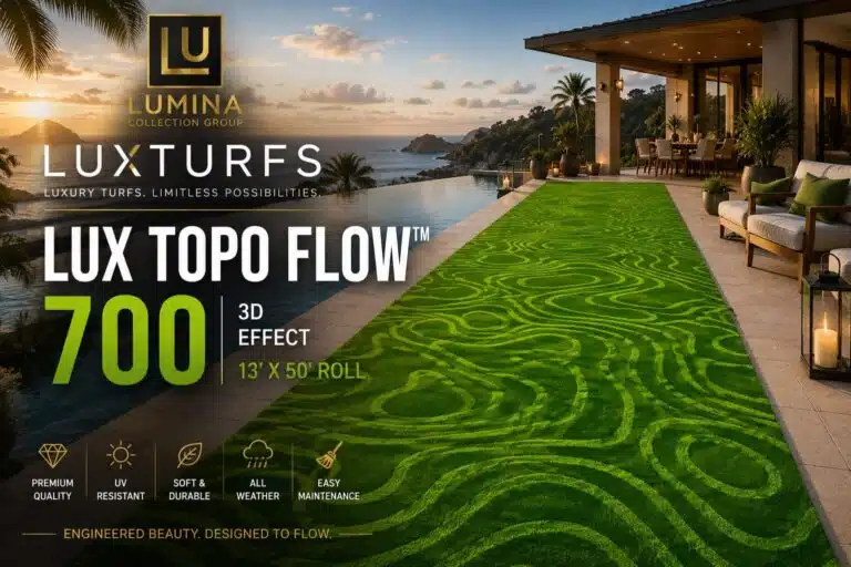 LUX Topo Flow 700 3D Effect Artificial Turf