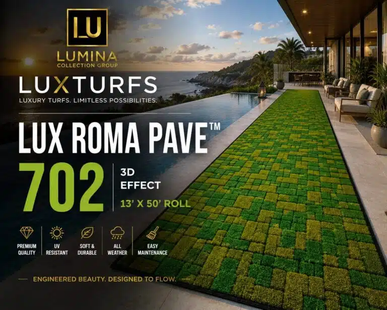 LUX Roma Pave 702 3D Effect Artificial Turf