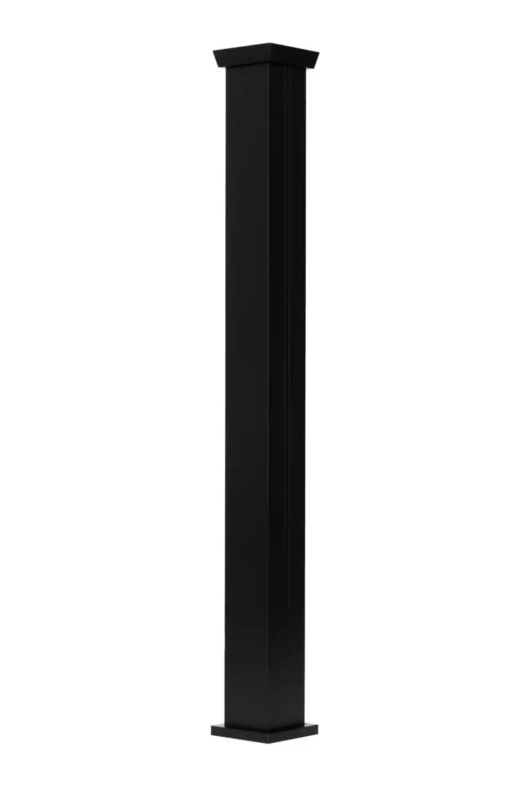 Interlock Post 8 x 8 in x 8 ft (Matte Black)