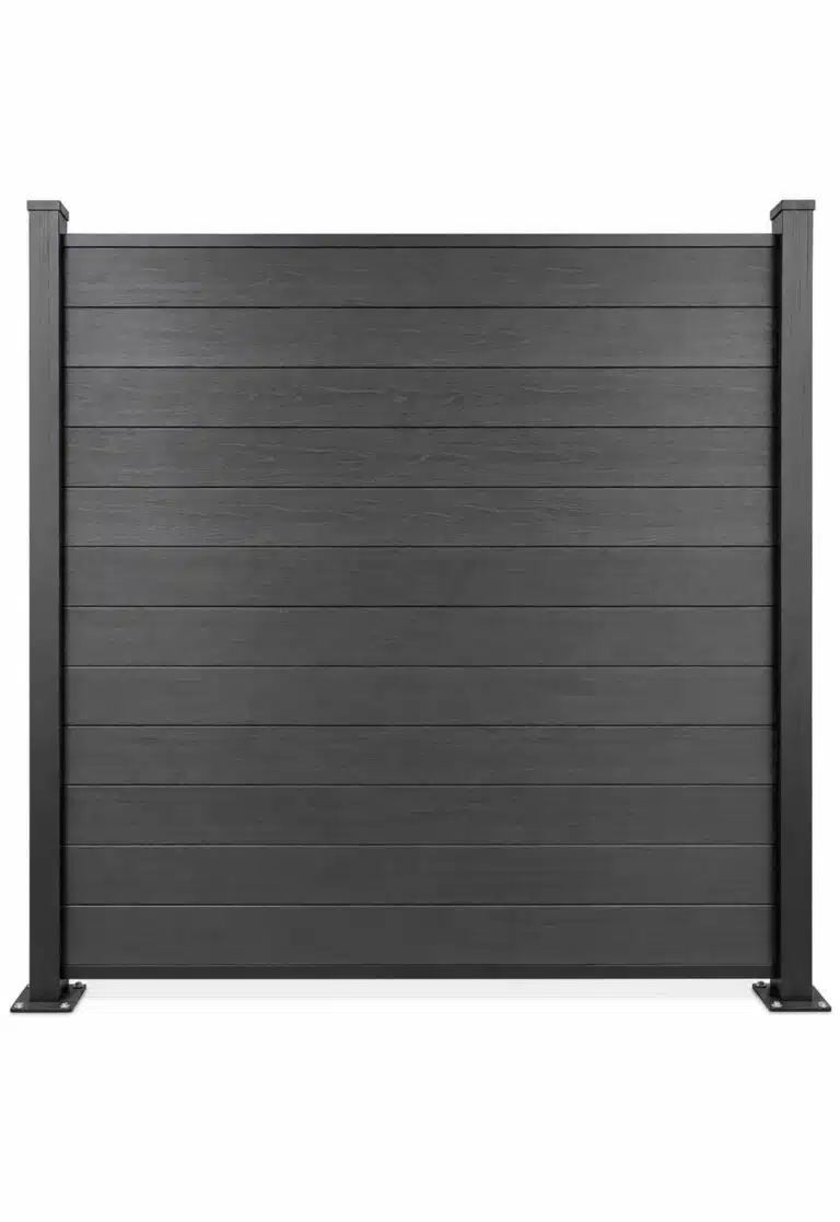 WPC Fence Panel 6 x 6 ft LU007 (Dark Gray Color)