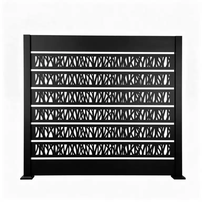 Organic Panel Fence 6 x 6 ft Panels with 8 inch Slats