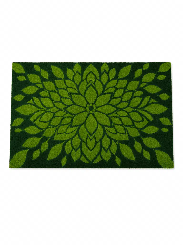 Emerald Lotus 3 x 5 ft Flat Effect Floor Mat