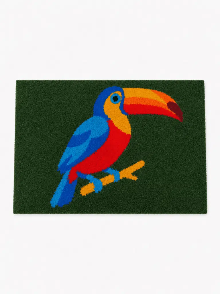 Tropical Toucan 3 x 5 ft Flat Effect Floor Mat