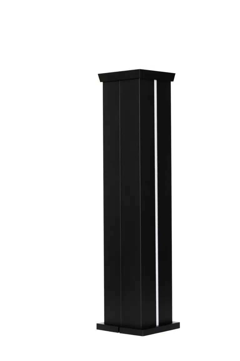 Interlock Post 16 x 16 in x 7 ft (Matte Black)