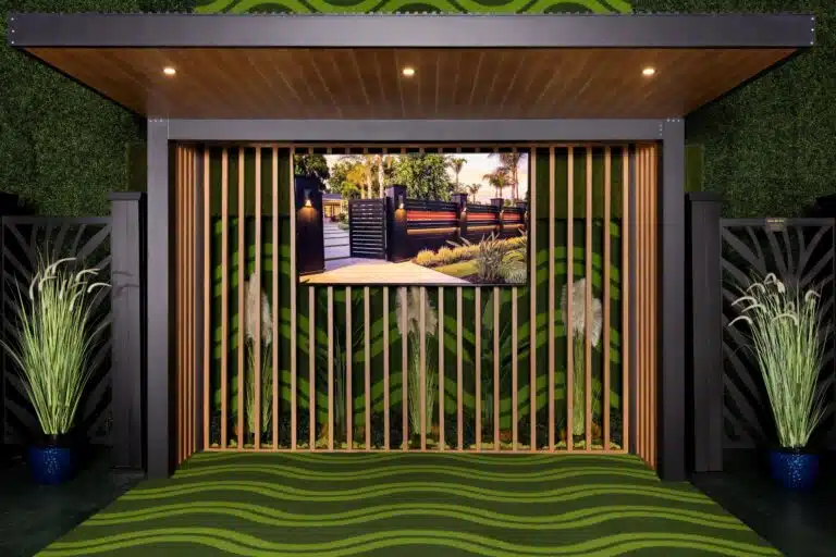 Lumina Wood Grain Fixed Pergola